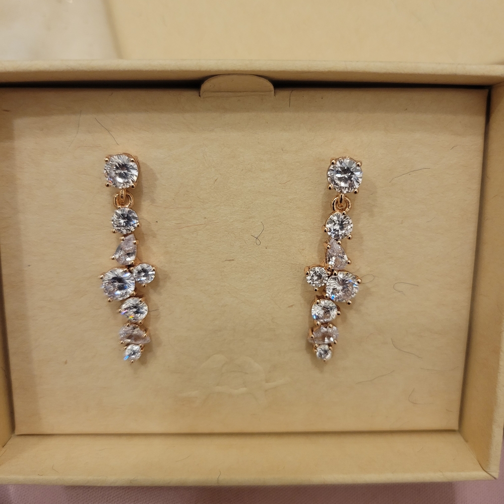 Chloe + Isabel Gold and Silver Crystal Earrings